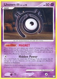 Unown M (66/123) - Mysterious Treasures