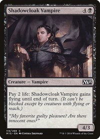 Shadowcloak Vampire (113) - Magic 2015 (M15)