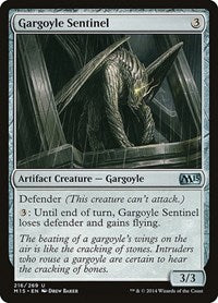 Gargoyle Sentinel (216) - Magic 2015 (M15)