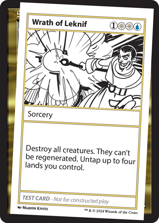 Wrath of Leknif [Mystery Booster 2 Playtest Cards]