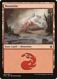 Mountain 265 (265) - Khans of Tarkir