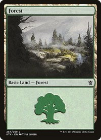 Forest 267 (267) - Khans of Tarkir