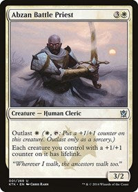 Abzan Battle Priest (1) - Khans of Tarkir