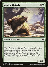 Alpine Grizzly (127) - Khans of Tarkir