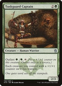 Tuskguard Captain (156) - Khans of Tarkir