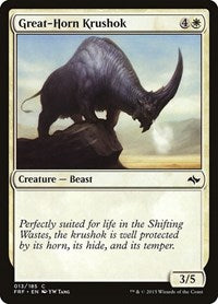 Great Horn Krushok (13) - Fate Reforged