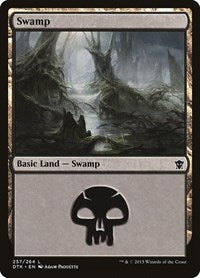 Swamp 257 (257) - Dragons of Tarkir