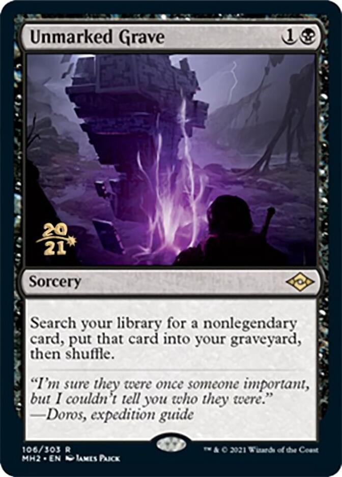 Unmarked Grave [Modern Horizons 2 Prerelease Promos]