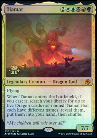 Tiamat [Dungeons & Dragons: Adventures in the Forgotten Realms Prerelease Promos]