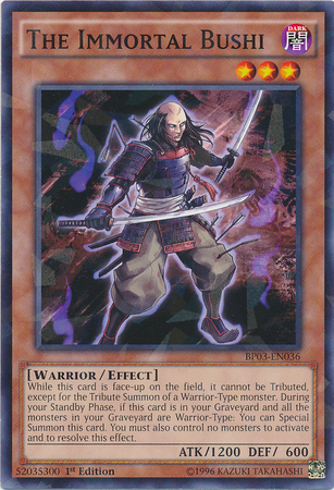 The Immortal Bushi [BP03-EN036] Shatterfoil Rare