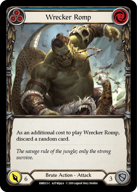 Wrecker Romp (Blue) [RNR023-C] (Rhinar Hero Deck)  1st Edition Normal