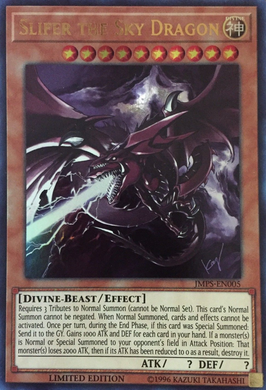 Slifer the Sky Dragon [JMPS-EN005] Ultra Rare