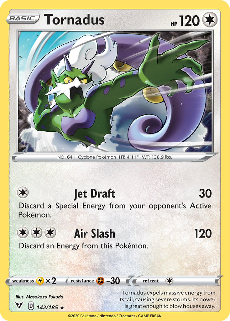 Tornadus (142/185) [Sword & Shield: Vivid Voltage]