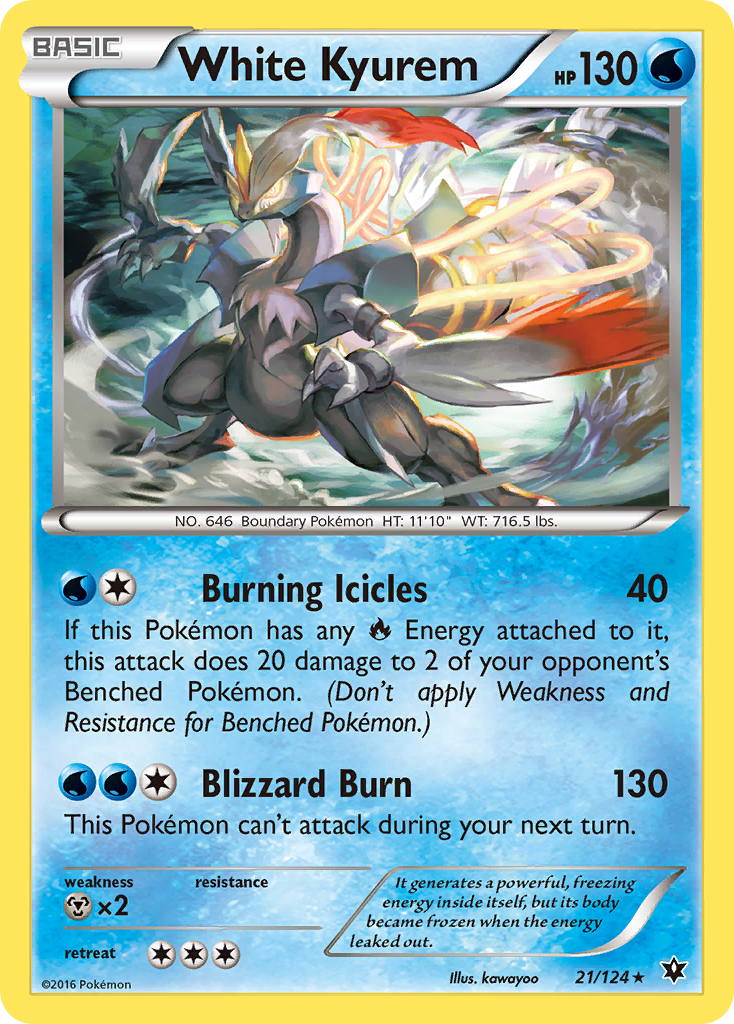 White Kyurem (21/124) [XY: Fates Collide]