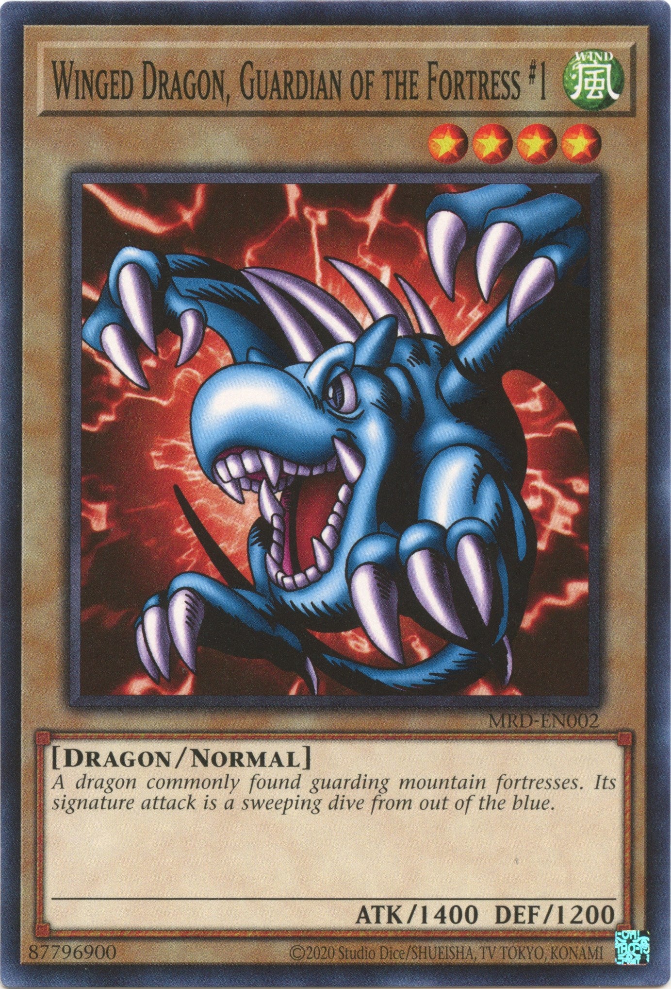 Winged Dragon, Guardian of the Fortress #1 (25th Anniversary) [MRD-EN002] Common