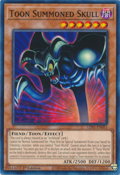 Toon Summoned Skull [LDS1-EN055] Common