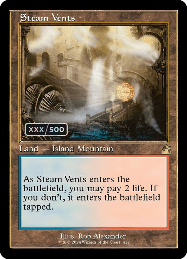 Steam Vents (Retro) (Serialized) [Ravnica Remastered]