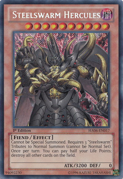 Steelswarm Hercules [HA06-EN017] Secret Rare