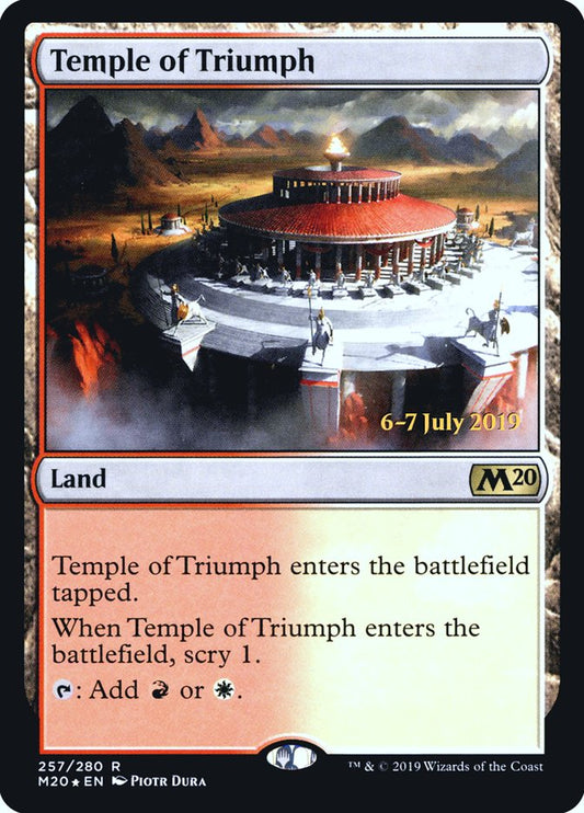 Temple of Triumph [Core Set 2020 Prerelease Promos]