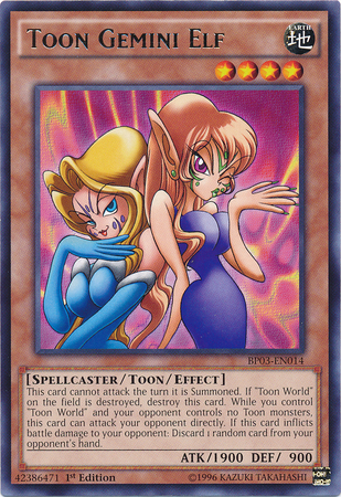 Toon Gemini Elf [BP03-EN014] Rare