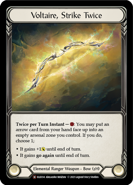 Voltaire, Strike Twice [U-ELE034] (Tales of Aria Unlimited)  Unlimited Rainbow Foil