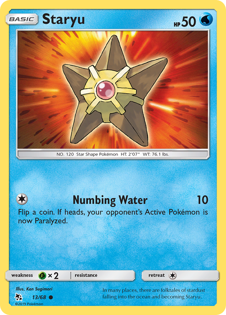 Staryu (13/68) [Sun & Moon: Hidden Fates]