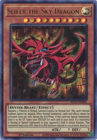 Slifer the Sky Dragon (Ultra Pharaoh's Rare) [KICO-EN063] Ultra Pharaoh's Rare