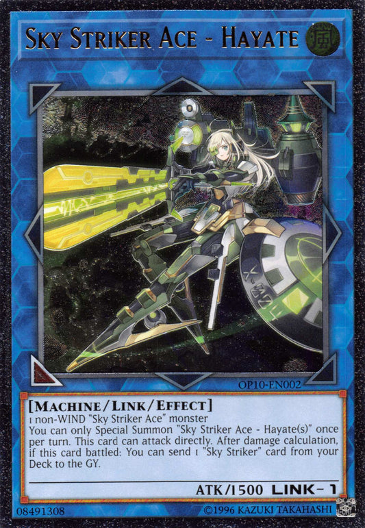 Sky Striker Ace - Hayate [OP10-EN002] Ultimate Rare