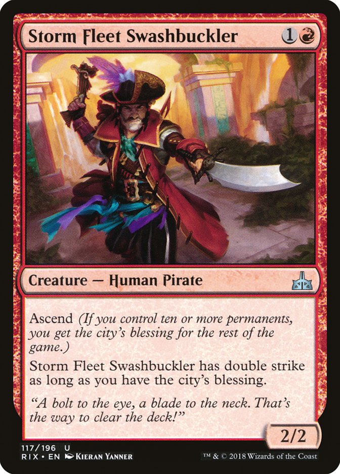 Storm Fleet Swashbuckler [Rivals of Ixalan]