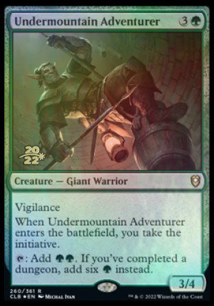 Undermountain Adventurer [Commander Legends: Battle for Baldur's Gate Prerelease Promos]