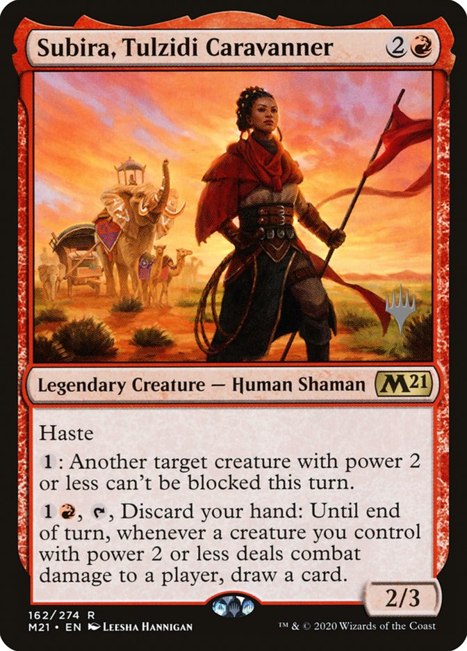 Subira, Tulzidi Caravanner (Promo Pack) [Core Set 2021 Promos]