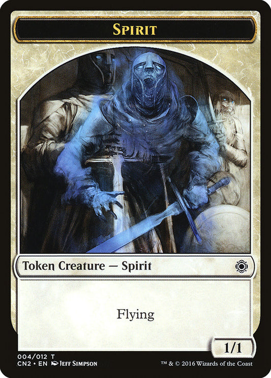 Spirit Token [Conspiracy: Take the Crown Tokens]