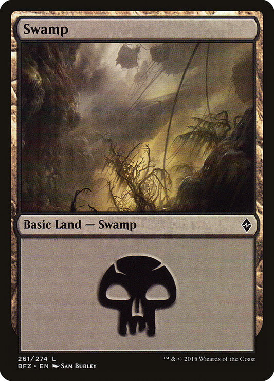 Swamp (261a) [Battle for Zendikar]