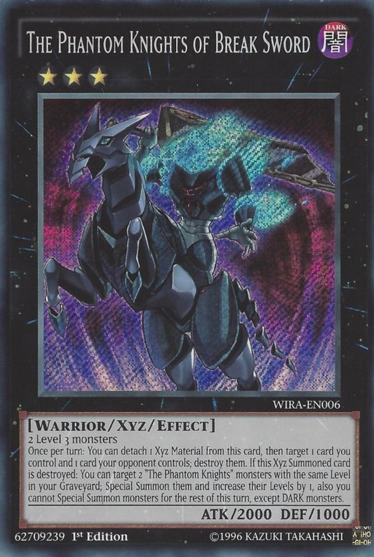 The Phantom Knights of Break Sword [WIRA-EN006] Secret Rare