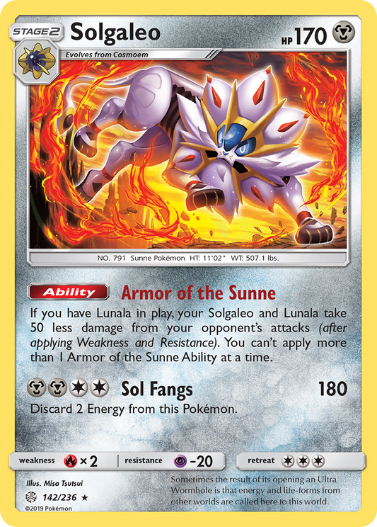 Solgaleo (142/236) [Sun & Moon: Cosmic Eclipse]