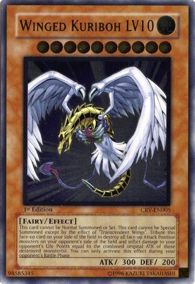 Winged Kuriboh LV10 [CRV-EN005] Ultimate Rare