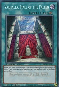 Valhalla, Hall of the Fallen (Secret) [SBCB-EN141] Secret Rare