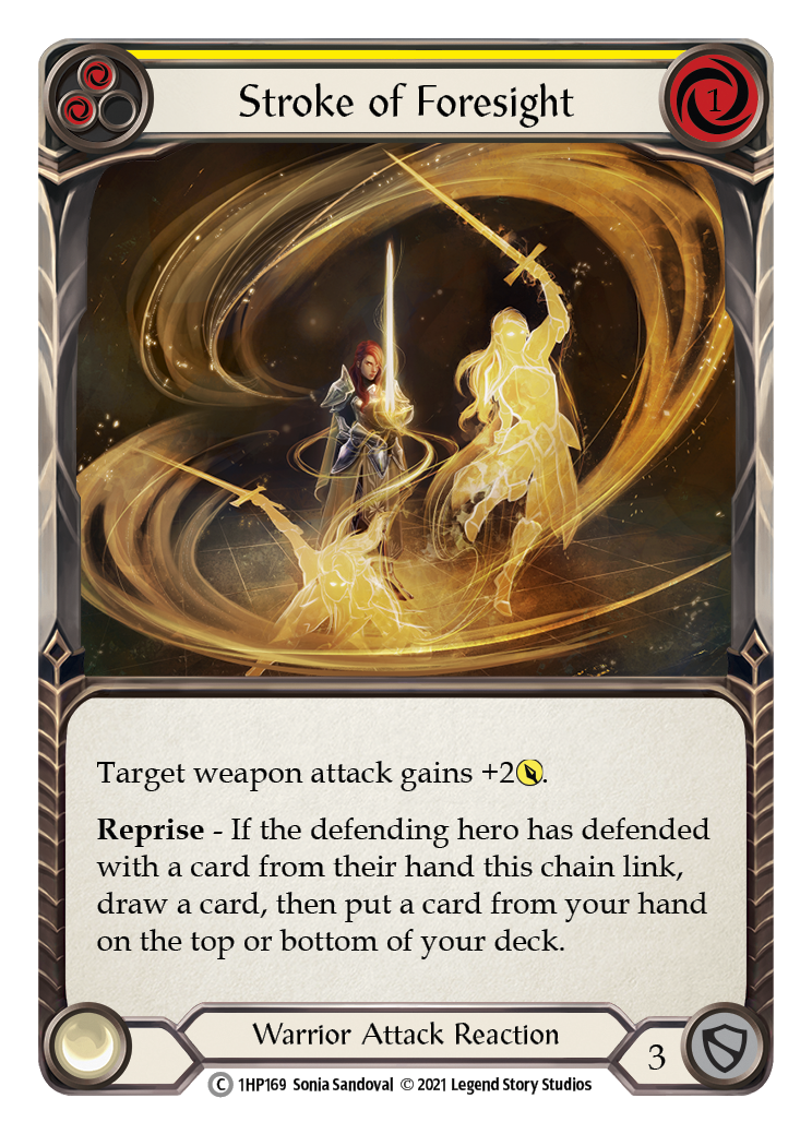 Stroke of Foresight (Yellow) [1HP169] (History Pack 1)