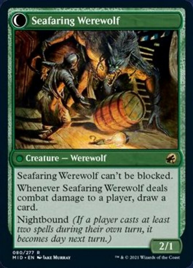 Suspicious Stowaway // Seafaring Werewolf [Innistrad: Midnight Hunt]