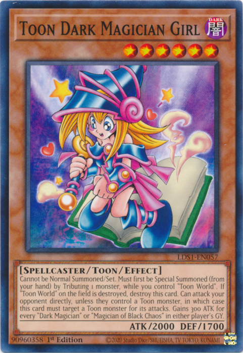 Toon Dark Magician Girl [LDS1-EN057] Common