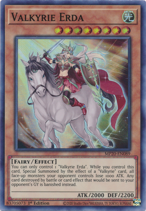 Valkyrie Erda [MP20-EN089] Super Rare