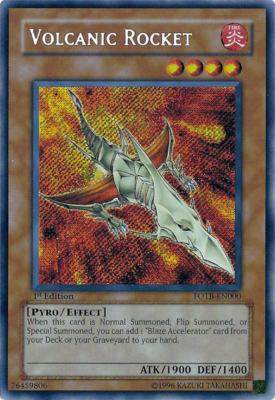 Volcanic Rocket [FOTB-EN000] Secret Rare